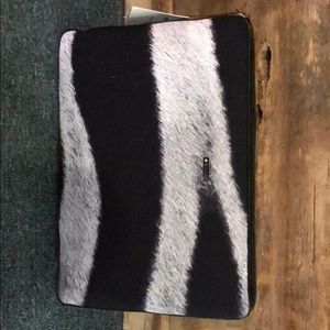 15 inch MacBook Pro zebra print laptop sleeve